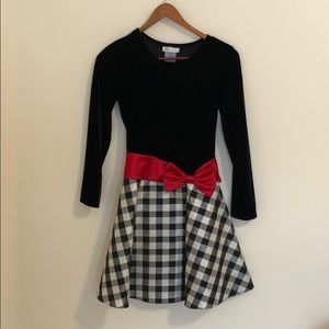 Bonnie JEAN Christmas Holiday dress size 10